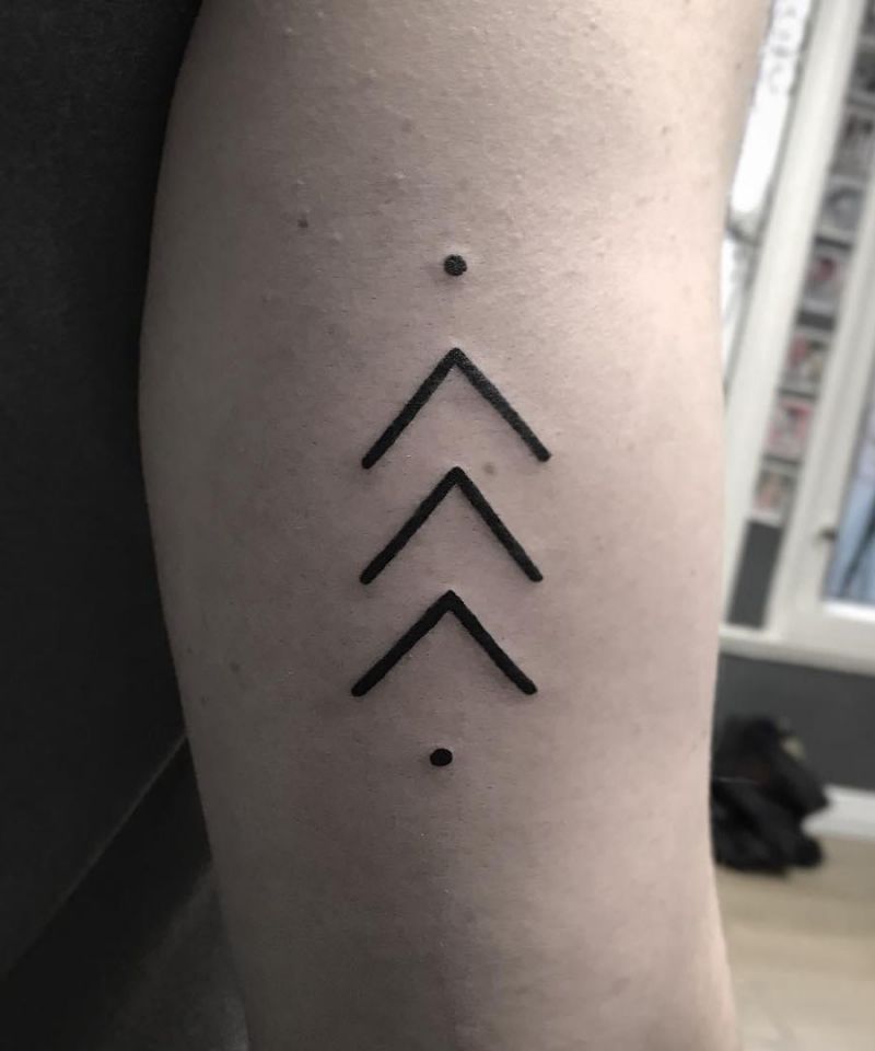 30 Unique Chevron Tattoos You Can Copy