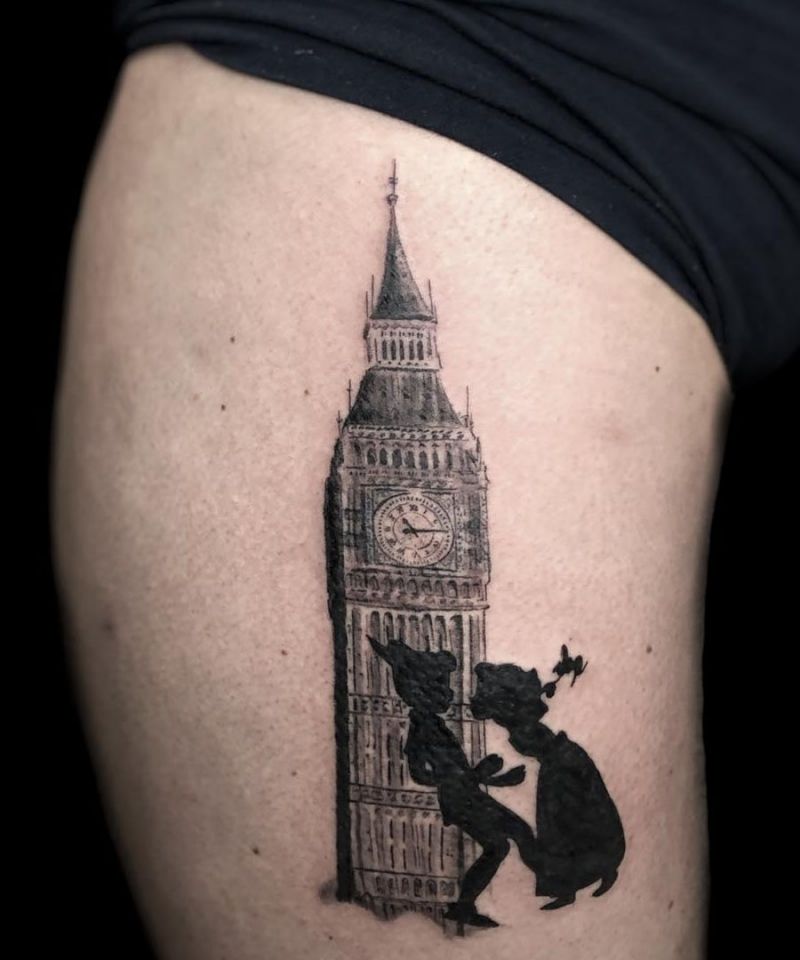 30 Unique Big Ben Tattoos Give You Inspiration