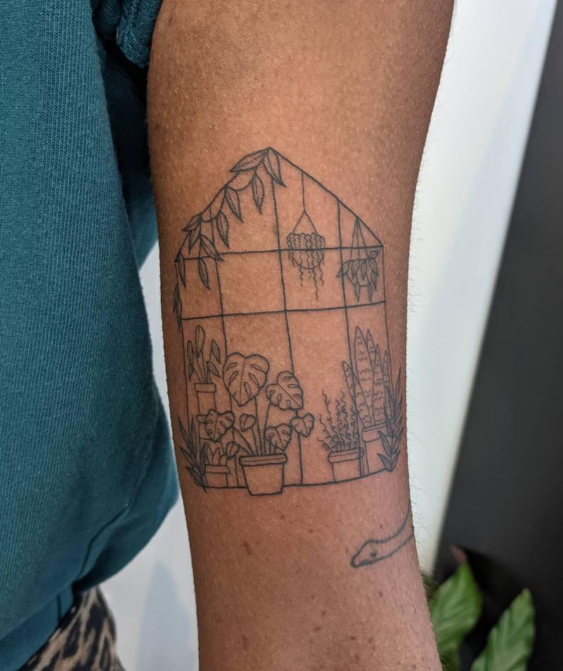 18 Unique Greenhouse Tattoos to Inspire You