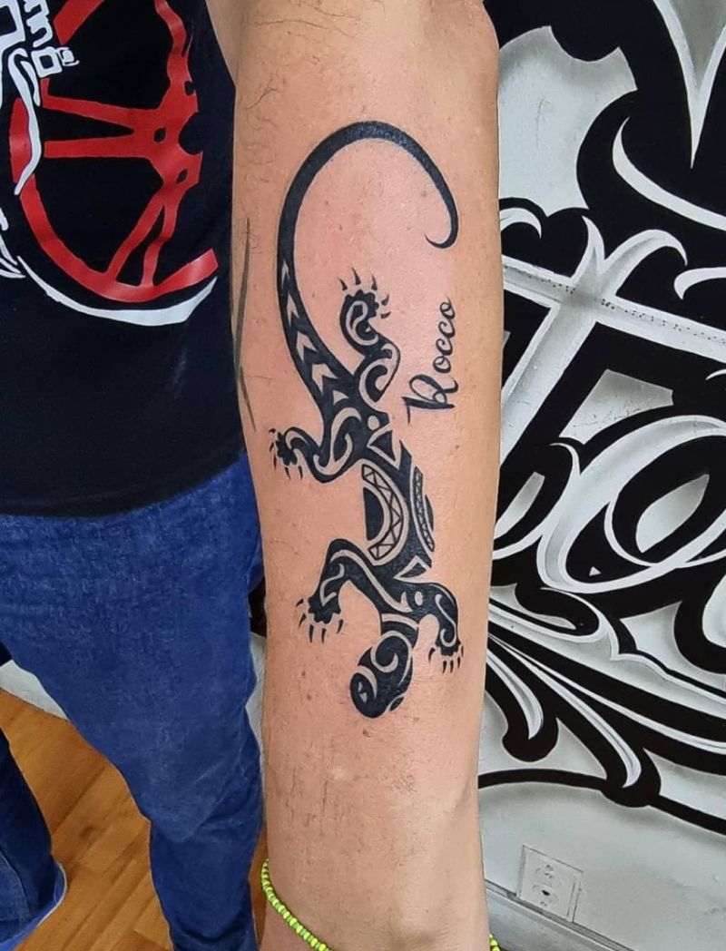 30 Exciting Gecko Tattoos You Must Love