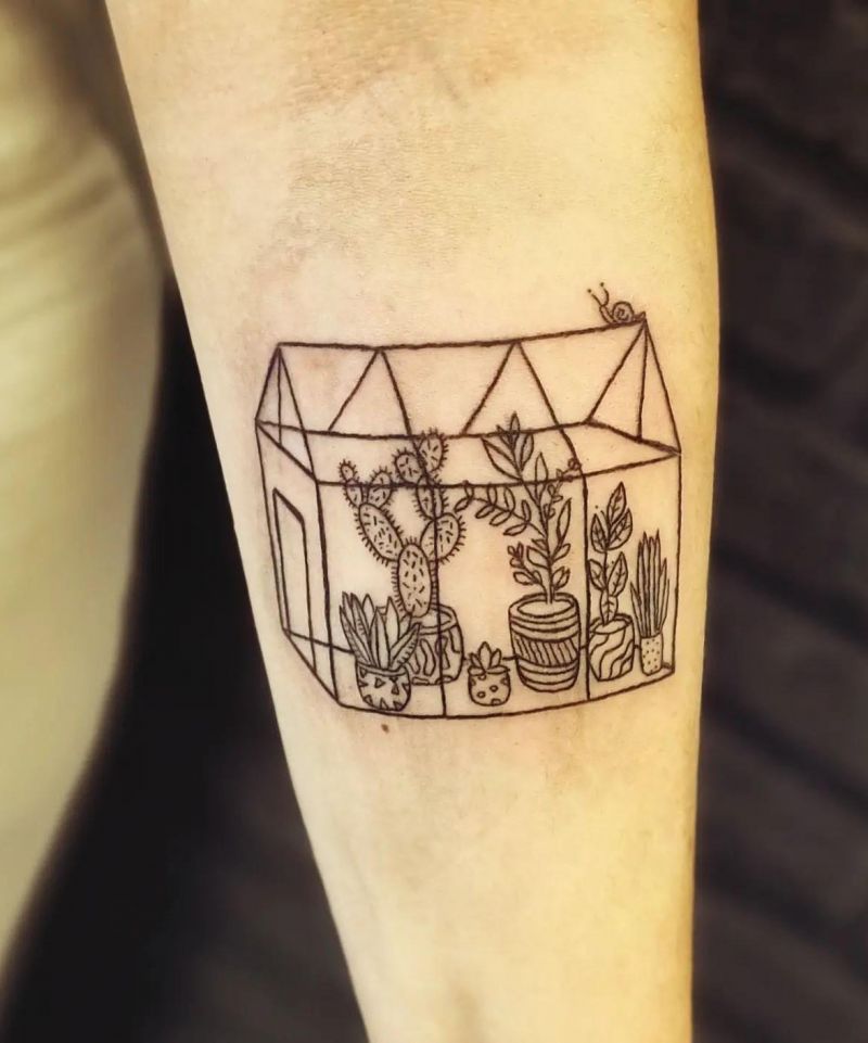 18 Unique Greenhouse Tattoos to Inspire You