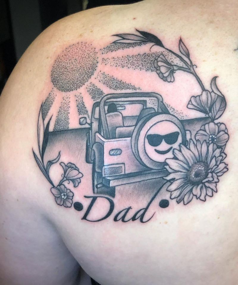30 Unique Jeep Tattoos You Must Love