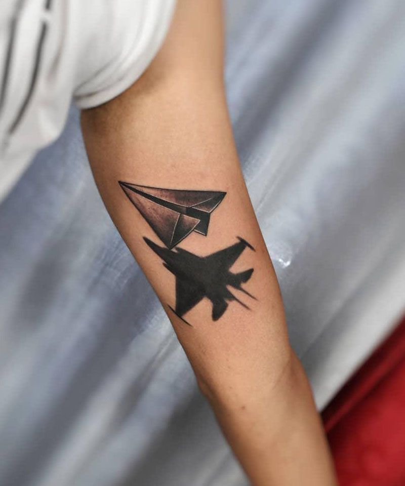 30 Great Jet Tattoos You Will Love