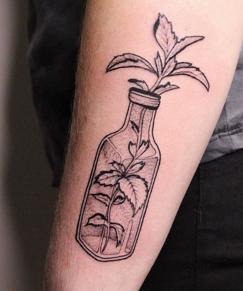 30 Pretty Mint Tattoos You Can Copy