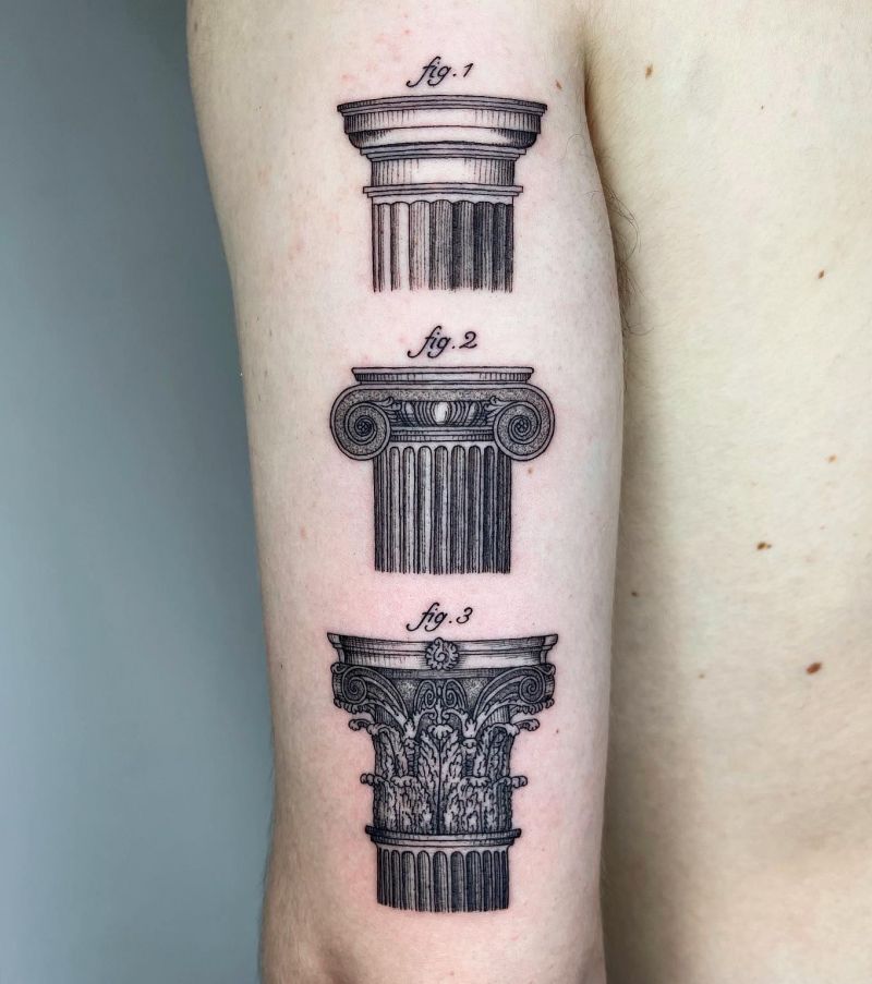 30 Unique Architecture Tattoos to Inspire You