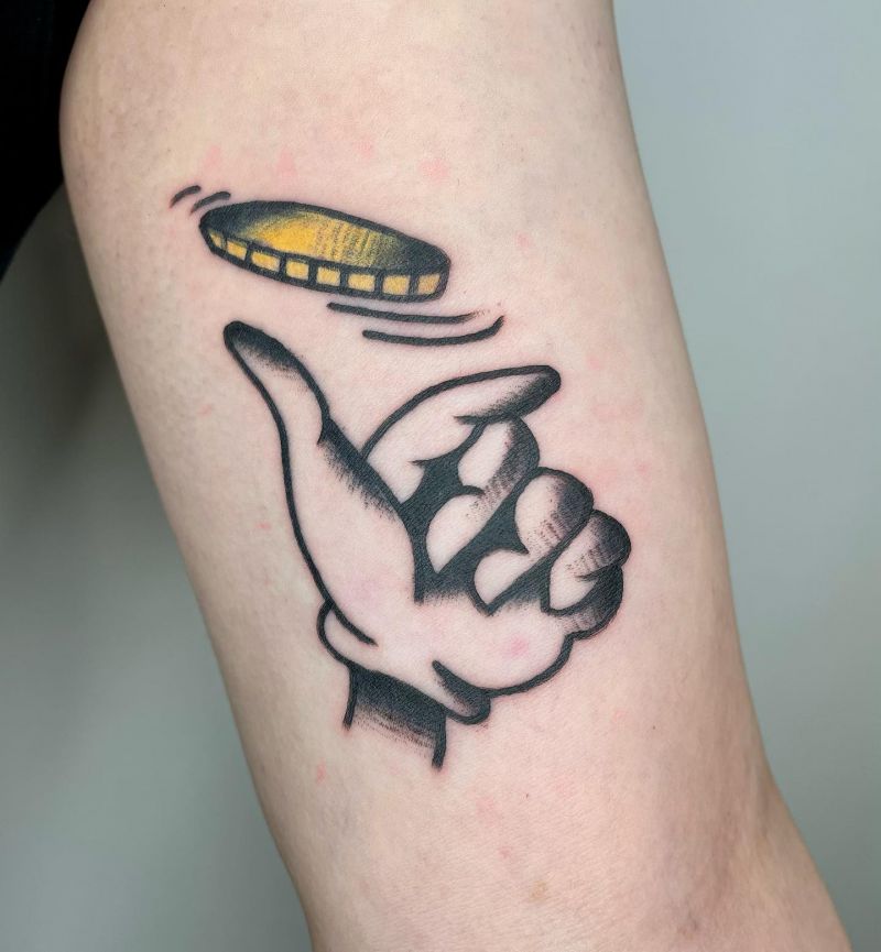 30 Unique Coin Tattoos You Must Love