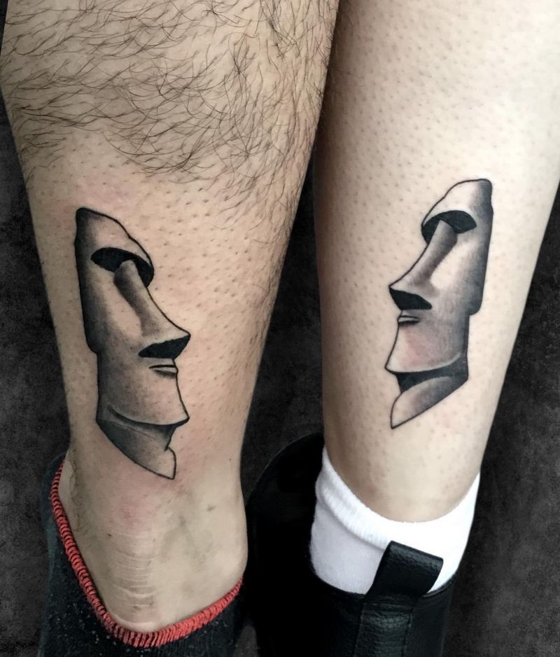 30 Unique Moai Tattoos You Can Copy