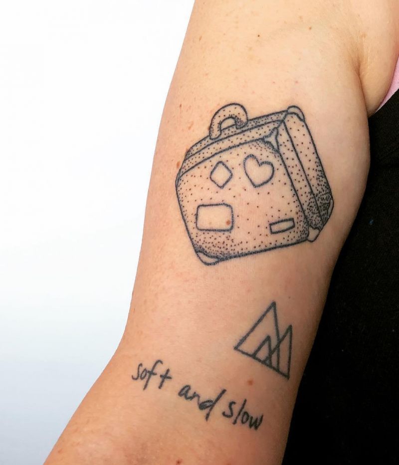 30 Unique Suitcase Tattoos You Must Love