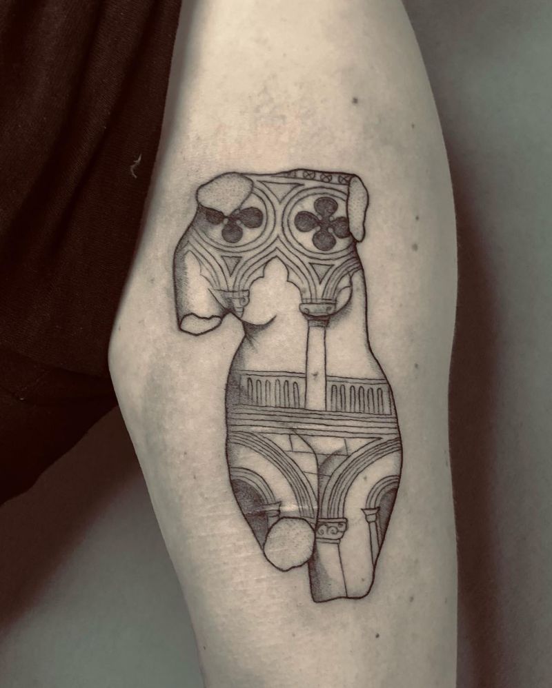 30 Unique Architecture Tattoos to Inspire You