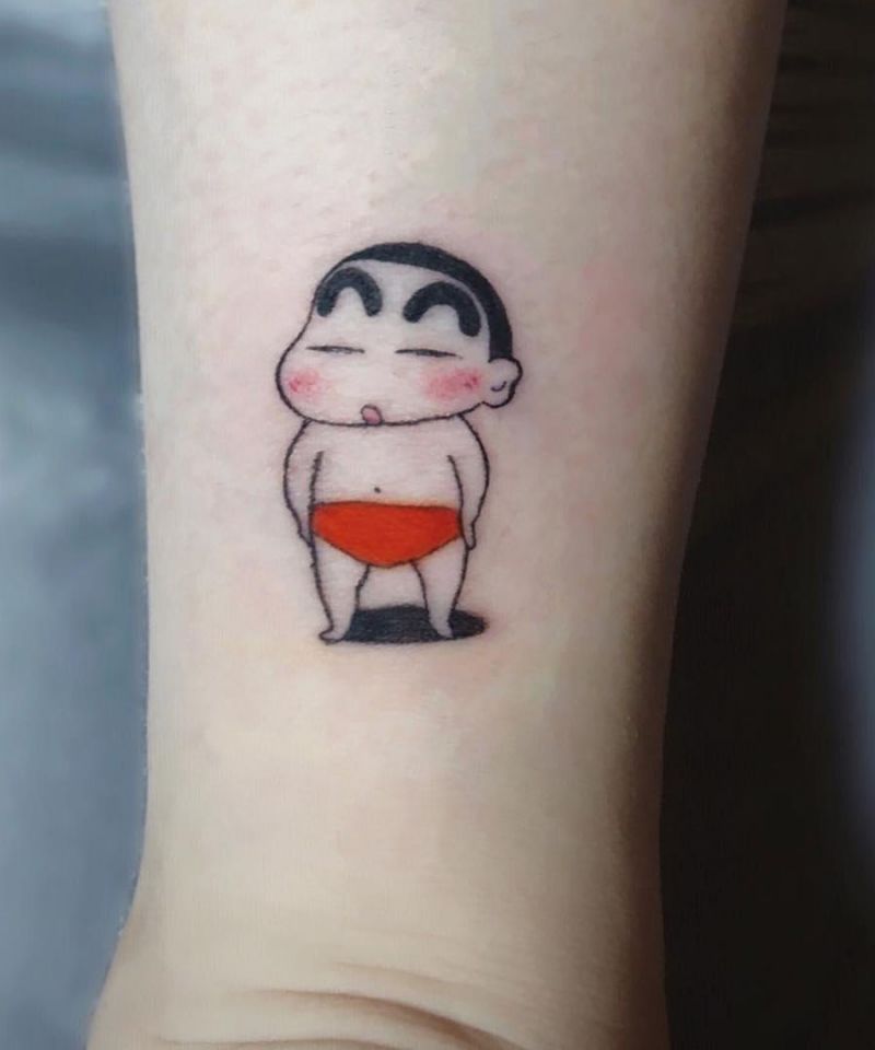 30 Cute Crayon Shin-chan Tattoos Make You Happy Forever