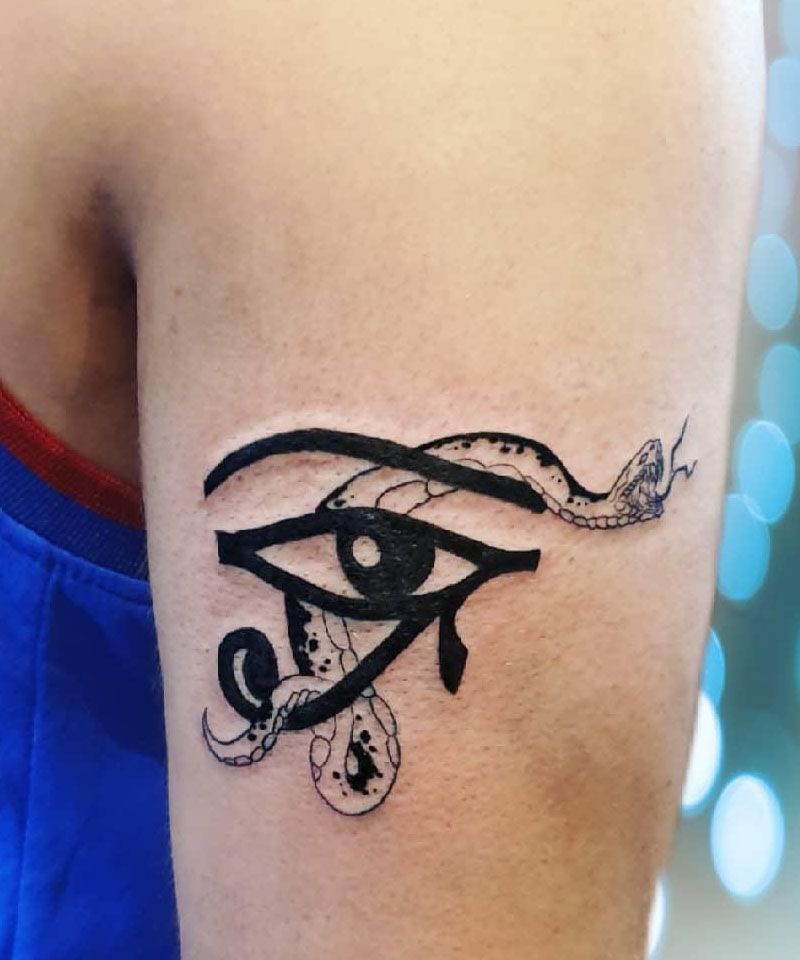 30 Unique Eye of Ra Tattoos You Must Love