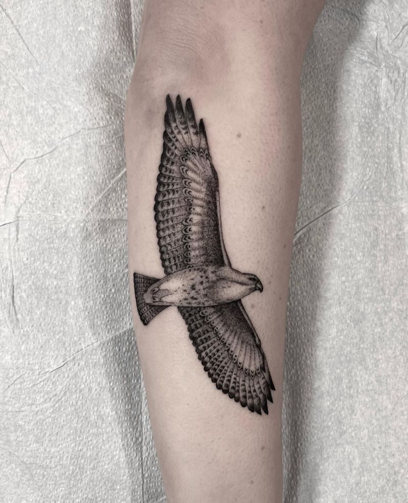 30 Amazing Hawk Tattoos Make You Attractive