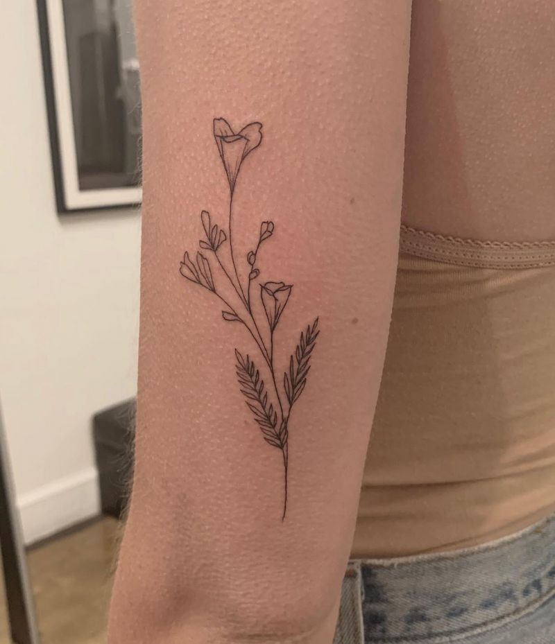 30 Pretty Jacaranda Tattoos You Can Copy