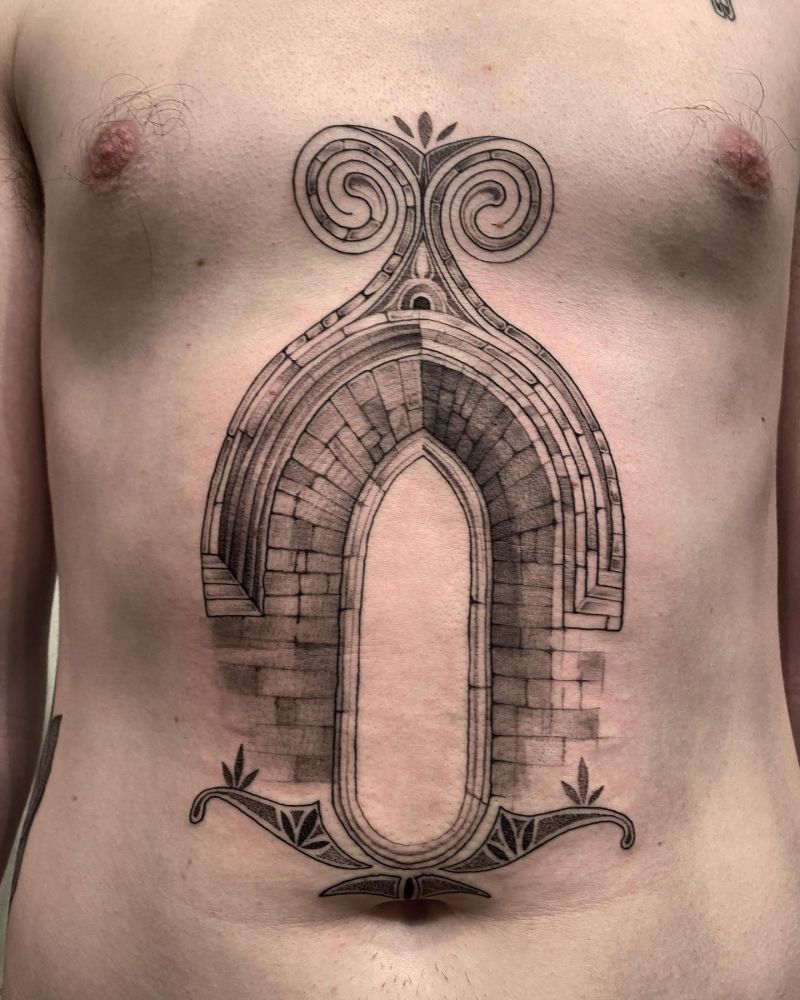 30 Unique Architecture Tattoos to Inspire You