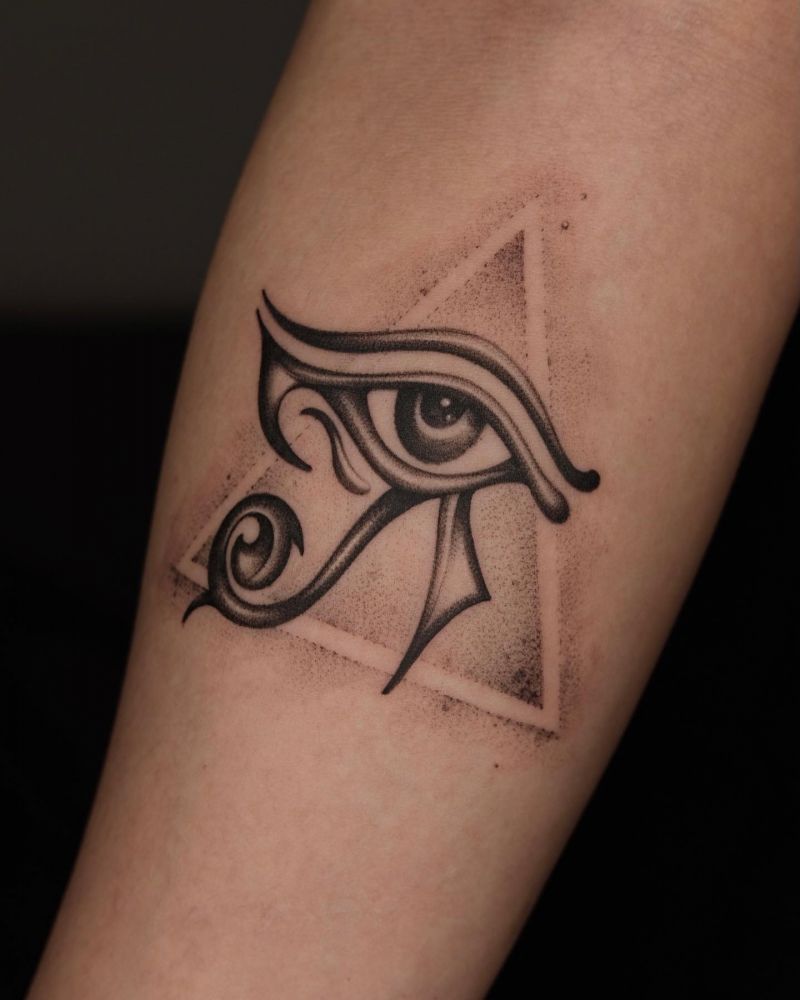 30 Unique Eye of Ra Tattoos You Must Love