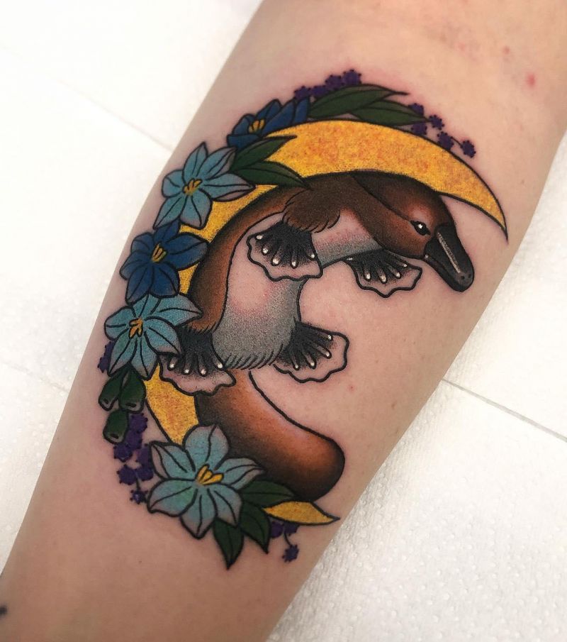 30 Cool Platypus Tattoos You Will Love