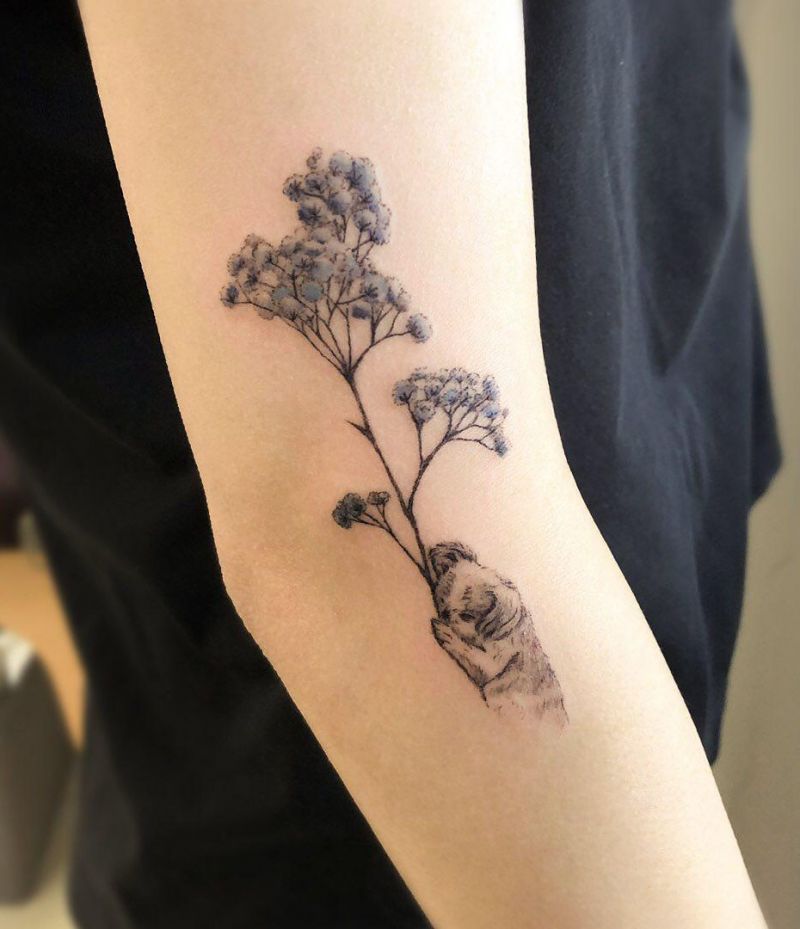 30 Pretty baby's breath Tattoos Tattoos You Will Love