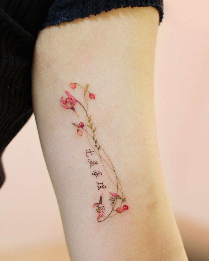 30 Pretty Cranberry Tattoos You Should Try