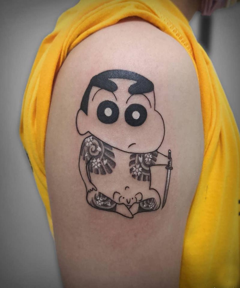 30 Cute Crayon Shin-chan Tattoos Make You Happy Forever