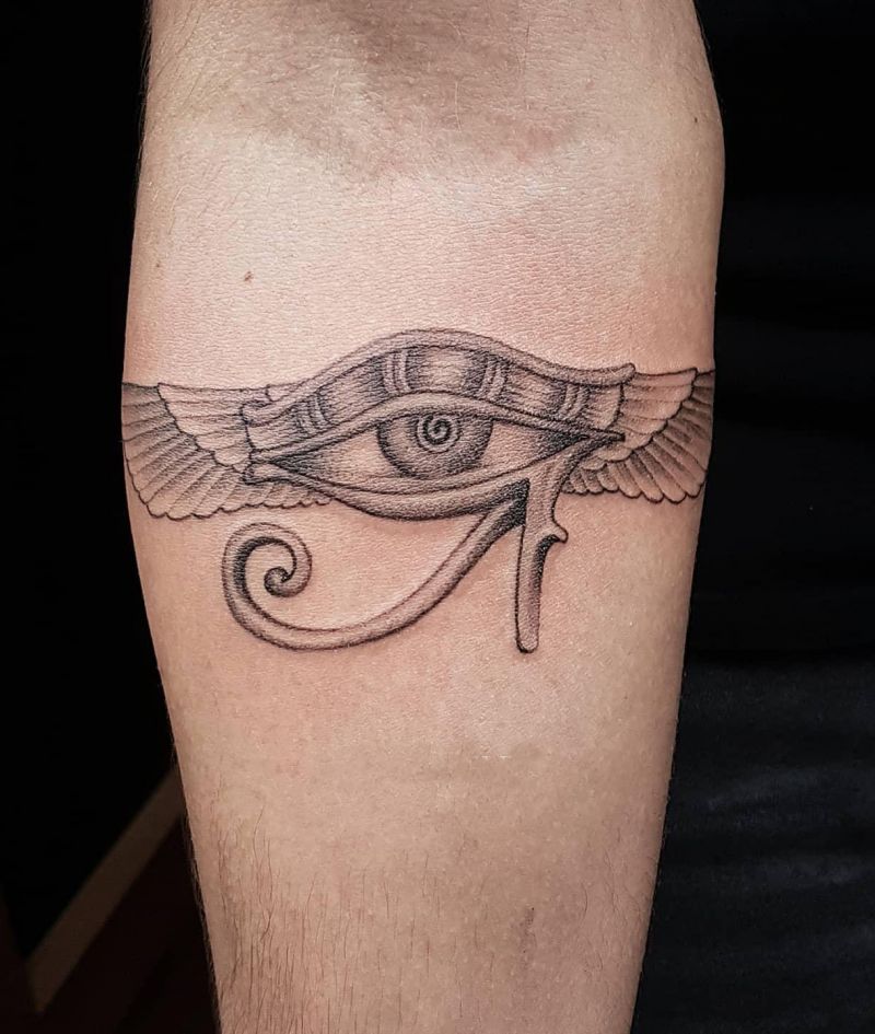 30 Unique Eye of Ra Tattoos You Must Love