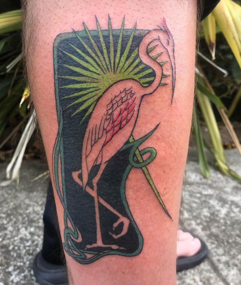 30 Unique Ibis Tattoos For Your Inspiration