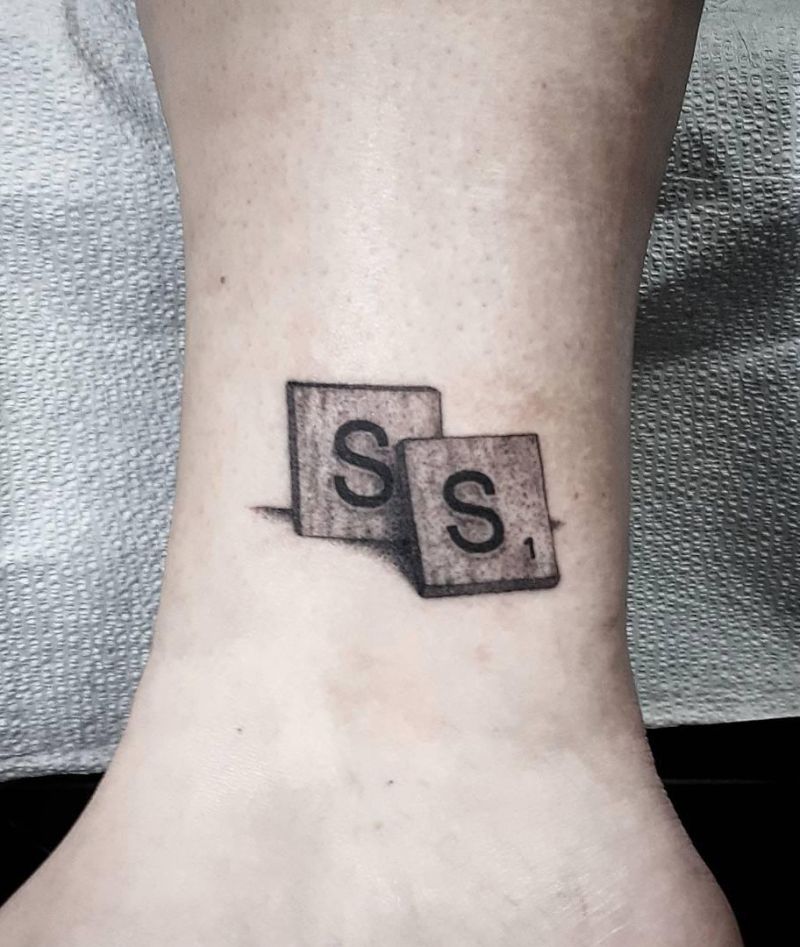 30 Unique Scrabble Tattoos For Your Inspiration