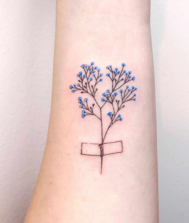 30 Pretty baby's breath Tattoos Tattoos You Will Love