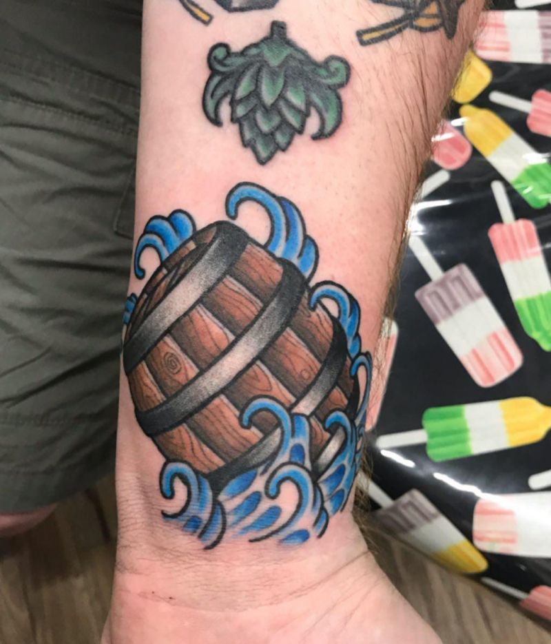 30 Unique Barrel Tattoos You Need to See