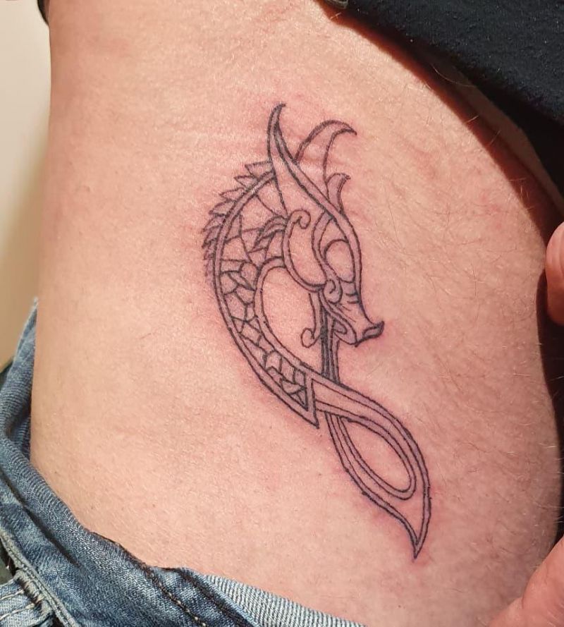 30 Unique Celtic Dragon Tattoos For Your Inspiration
