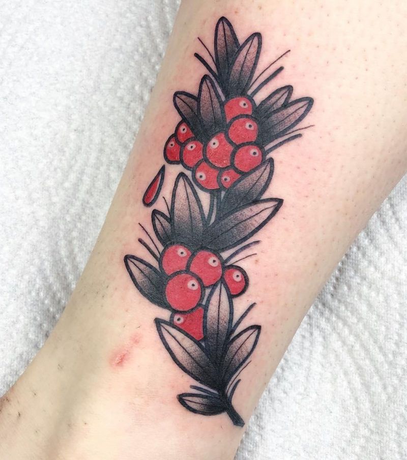 30 Pretty Cranberry Tattoos You Should Try