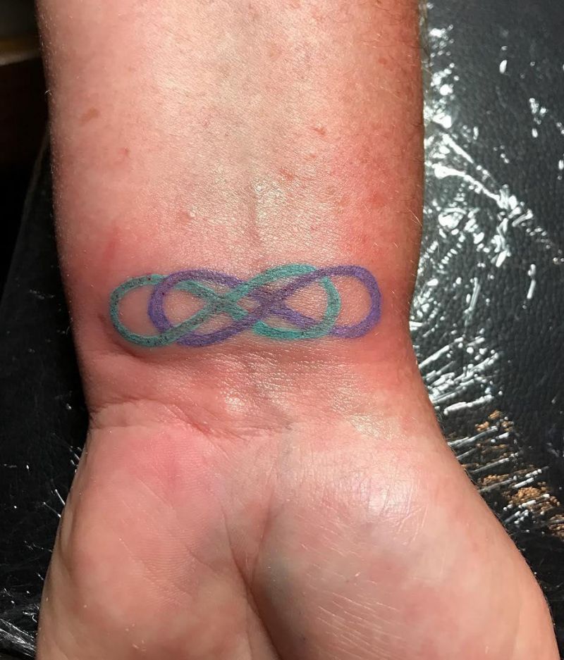 30 Elegant Double Infinity Tattoos You Must Love