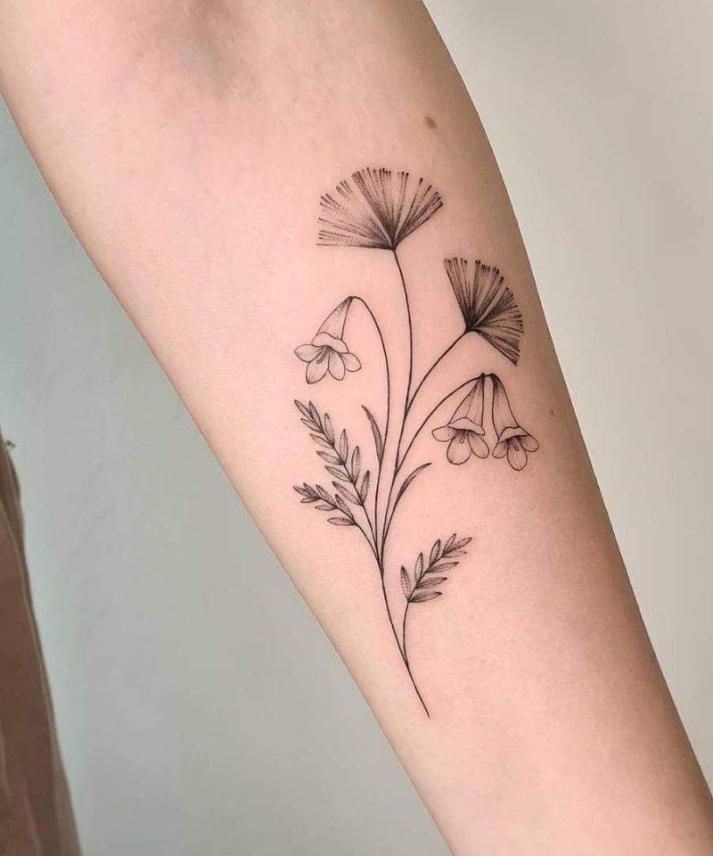 30 Pretty Jacaranda Tattoos You Can Copy