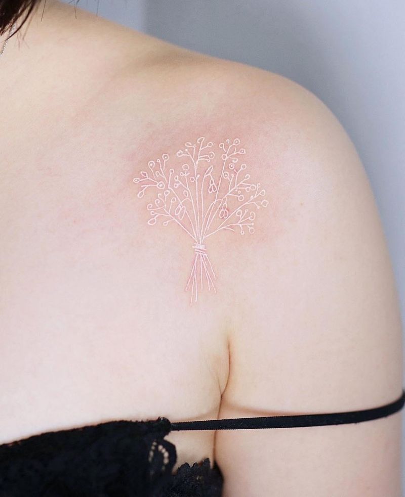 30 Pretty baby's breath Tattoos Tattoos You Will Love