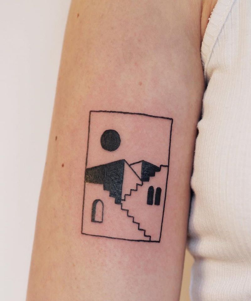 30 Unique Architecture Tattoos to Inspire You