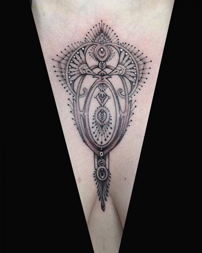 30 Elegant Art Deco Tattoos You Can Copy