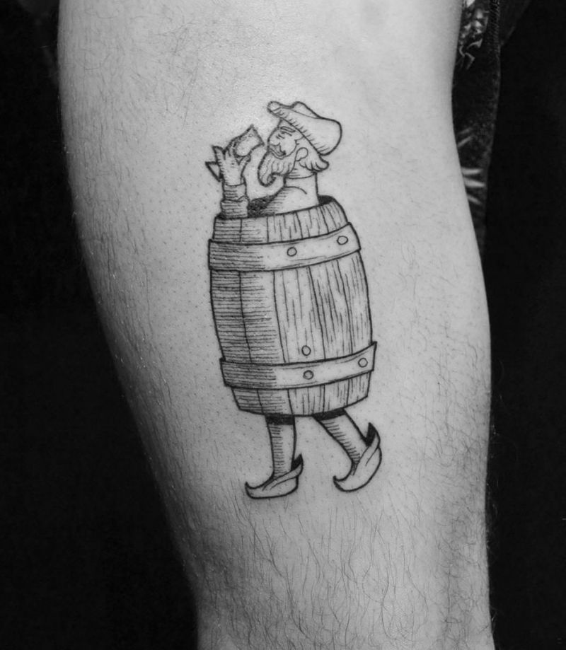 30 Unique Barrel Tattoos You Need to See