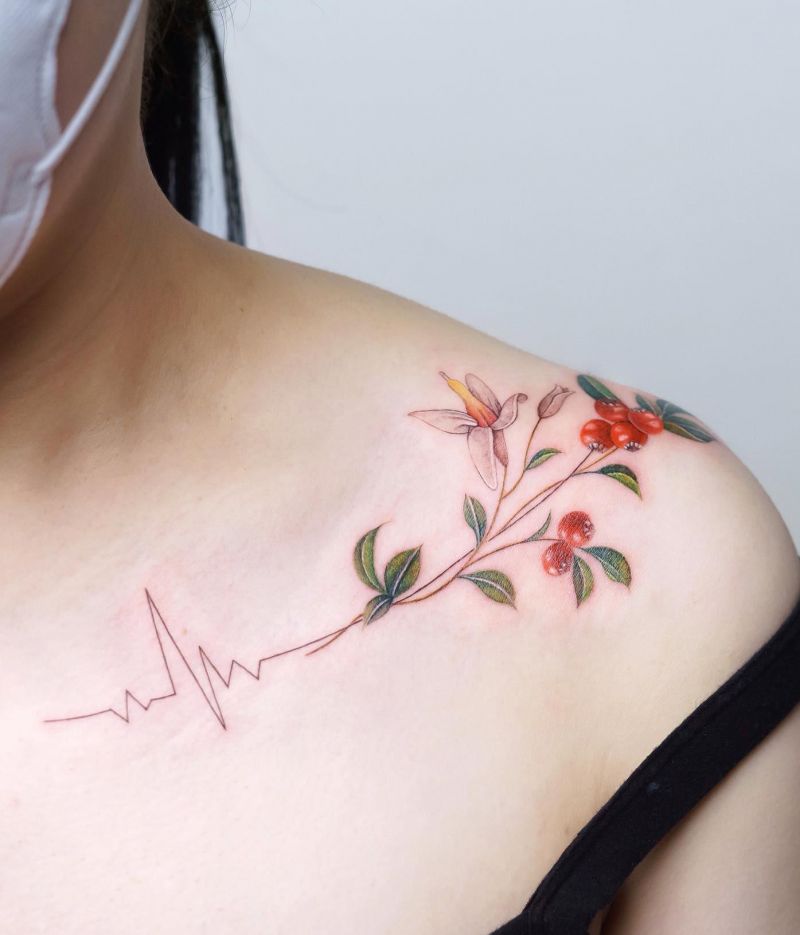 30 Pretty Cranberry Tattoos You Should Try