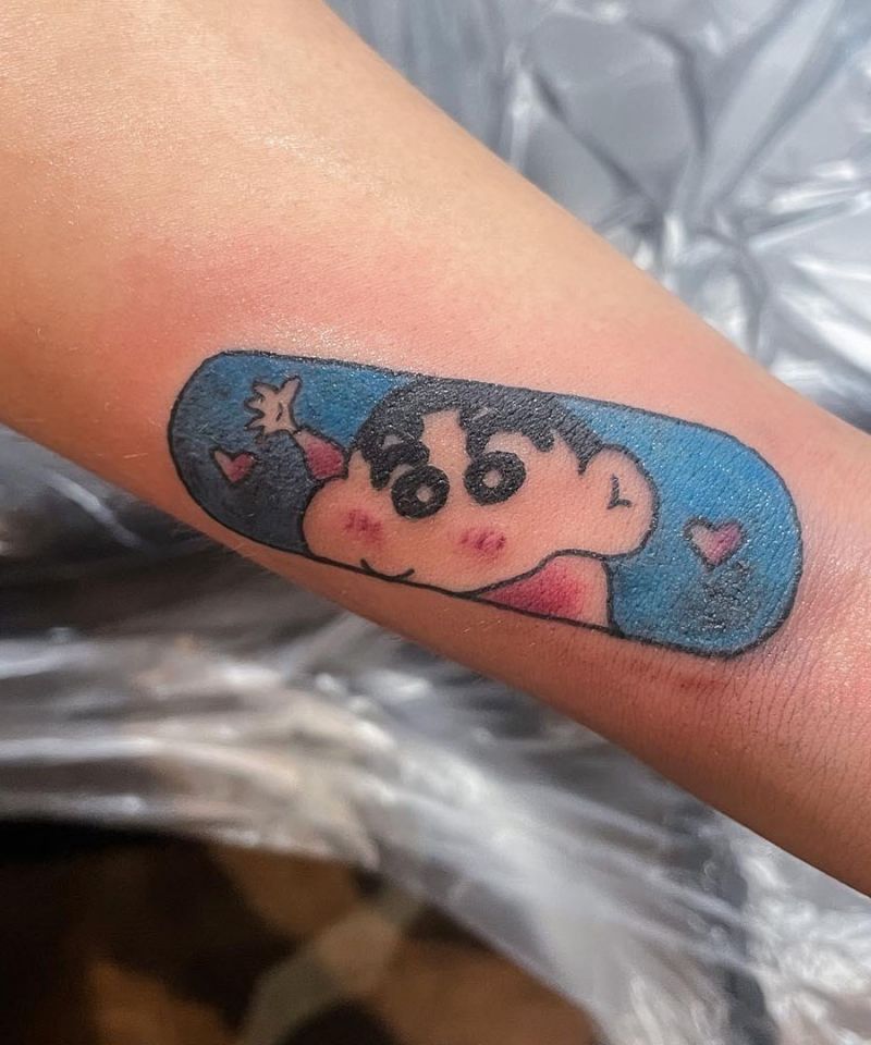 30 Cute Crayon Shin-chan Tattoos Make You Happy Forever