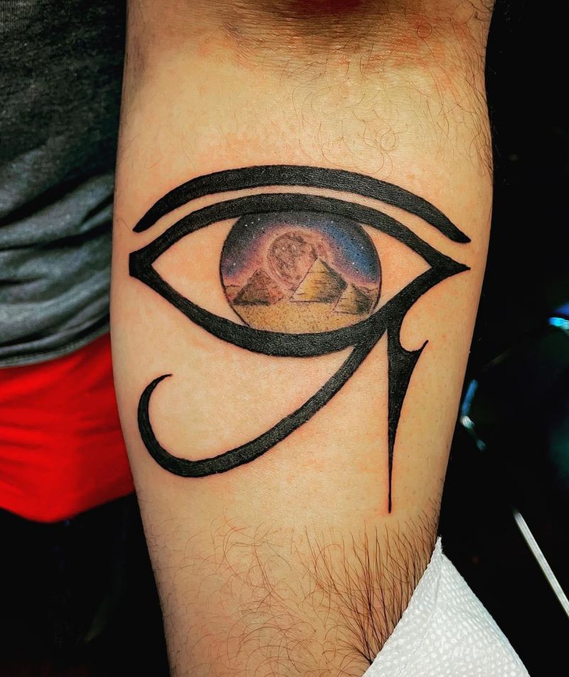 30 Unique Eye of Ra Tattoos You Must Love