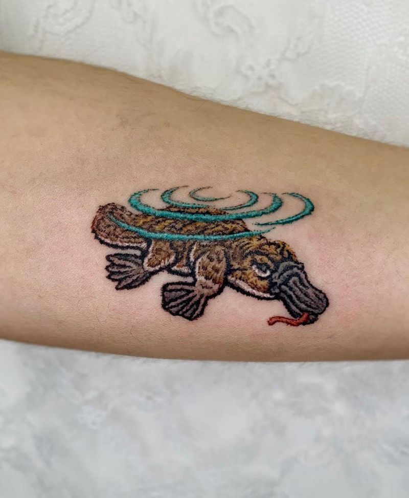 30 Cool Platypus Tattoos You Will Love