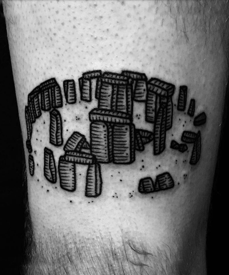 30 Unique Stonehenge Tattoos For Your Inspiration