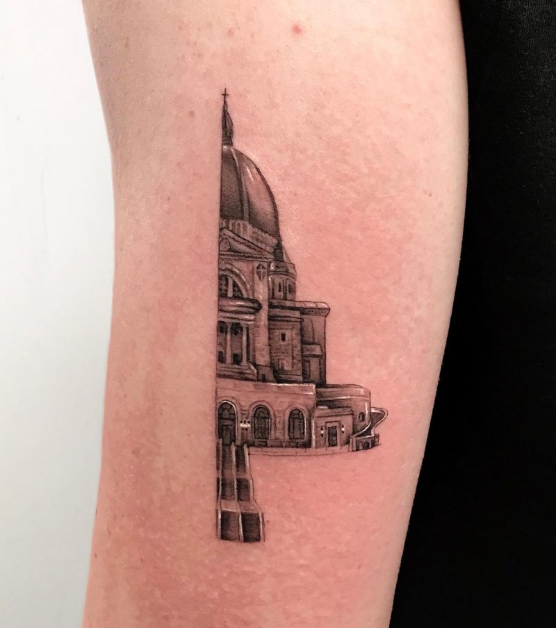 30 Unique Architecture Tattoos to Inspire You