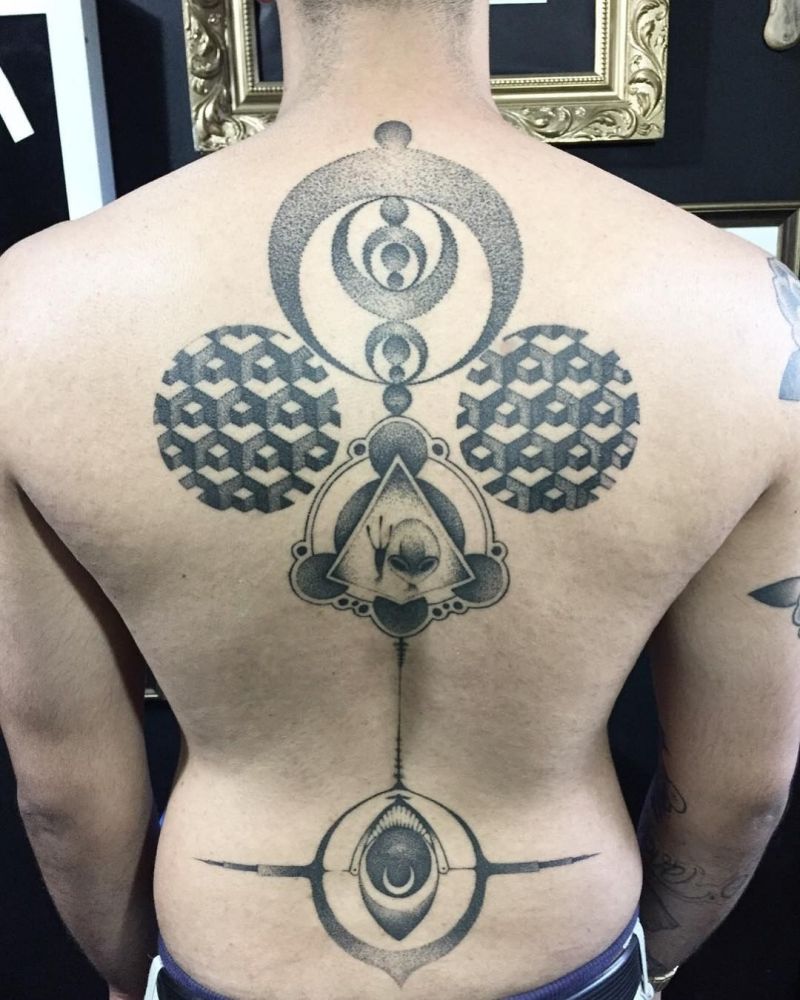 30 Great Crop Circle Tattoos Make You Attractive