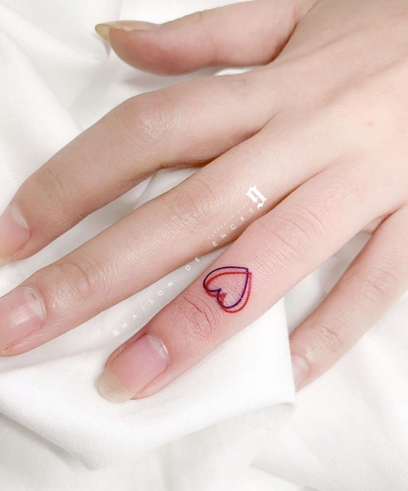 15 Pretty Double Heart Tattoos You Can Copy