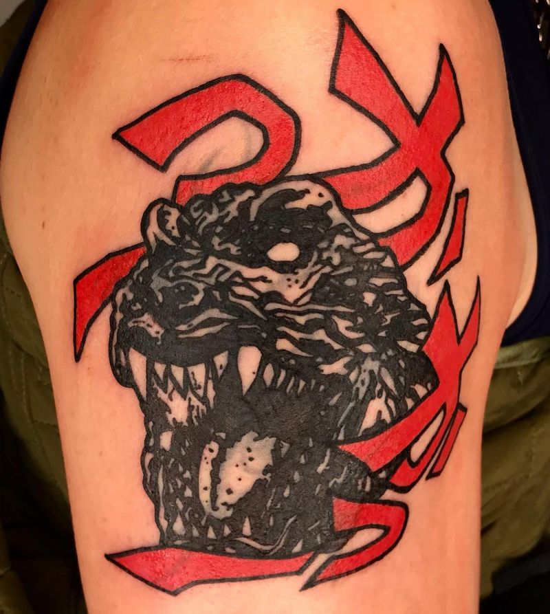 30 Unique Godzilla Tattoos Make You Attractive