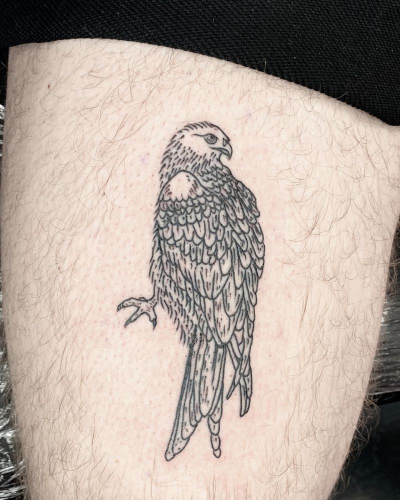 30 Amazing Hawk Tattoos Make You Attractive