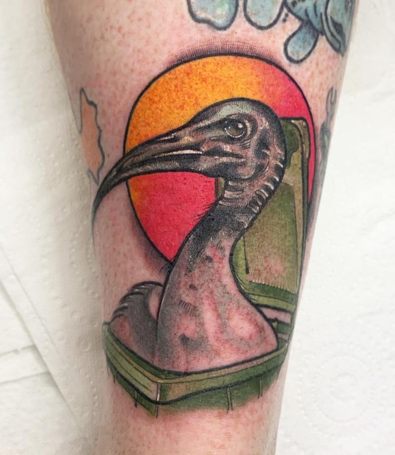 30 Unique Ibis Tattoos For Your Inspiration