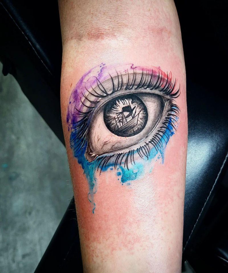 30 Great Realistic Eye Tattoos Make You Attractive