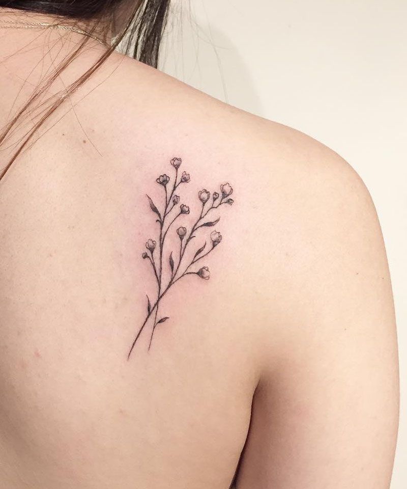 30 Pretty baby's breath Tattoos Tattoos You Will Love