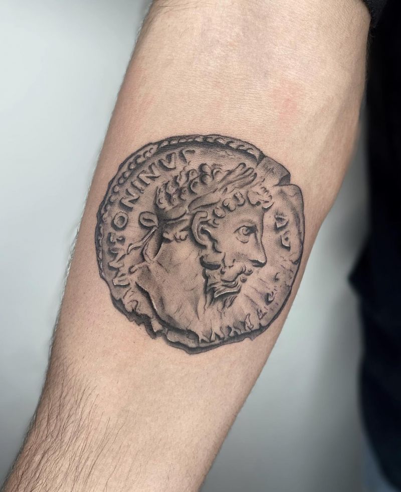 30 Unique Coin Tattoos You Must Love